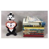 Pepe Le Pew Clock and Mixed Lot of Children