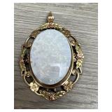 14k Gold And Black Hills Gold Pendant