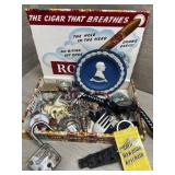 Cigar box full of This and That- Jewelry and More