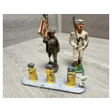 Vintage Prewar Grey Iron Soldier, Sailor M