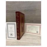 Signed Forest Gump by Winston Groom, COA- Easton