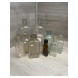 (10) Antique and Pharmacy Bottles