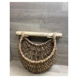 Chunky Rattan Wall Basket