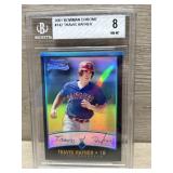 Graded 8 2001 Bowman Chrome Travis Hafner