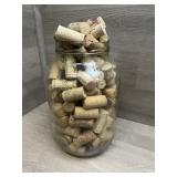 Overflowing Jar of Wine Corks