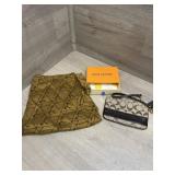 Coach Weistlet; Louis Vuitton Box and Lavive Dust