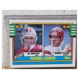 1990 Topps Joe Montana/Boomer Esiason 1989 Passing