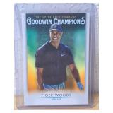 2021 Goodwin Champions Tiger Woods Golf Card