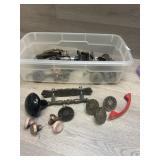 Bucket of Drawer Pulls.