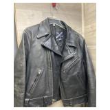 USA Cycle Leather Motorcycle Jacket Sz 42