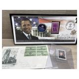 2009 Barack Obama Commemorative Cover Coin &