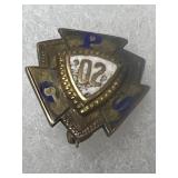 1902 14K Fraternal Organization Pin 3tgw