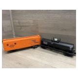 O Gauge Atlas Tanker & Lionel Box Car