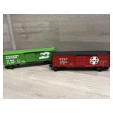 (2) Lionel O Gauge Box Cars - Santa Fe &
