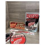Red Wings Sign Lot