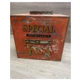10lb Special Importation Tea Metal Box