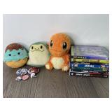 Pop Culture Lot - DVDs, Pokemon & Starwars Plush