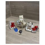 Candy Dish with Jewelry and Birthstone Bears