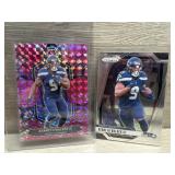 (2) Kenneth Walker III Football Cards- Mosaic &