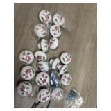 (18) Matching Porcelain Drawer Pulls