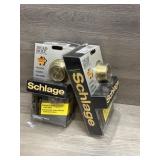 (2) Matching Key Deadbolt Locks by Schlage NIB