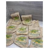 (8) Lentil Burlap Bags - Garfield Washington
