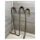 (3) 22" Meat Hooks