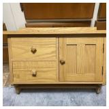 Wood Wall Mounted Shelf with Drawers -