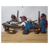 1971Sexton Pool Players Cast Iorn Wall Hanger (M2)