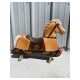 Vintage Ride On Horse Kids Toy -