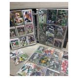 Notebook Full of Football Cards -25 Pages