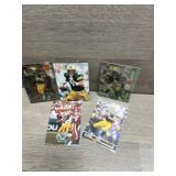 (5) Brett Favre Football Cards