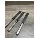 (3) Norbliniska Polish Butter Knives 1872-1893