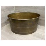 Over 6lbs Large Solid Brass Pot/Pan