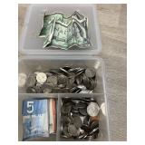 $72+ in Canadian Currency- Coins/ Current Paper