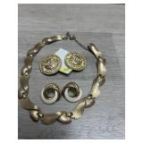 Trifari Earrings and Necklace