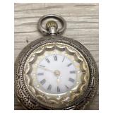 Edwarian .935 Silver Ladies Pendant Watch