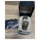 Pulsar Chronograph Watch w/ Box / Papers/ Links
