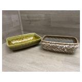(2) MCM Pottery Planters