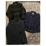 (3) Menï¿½s Large Flannels / Shirts - Dickies,