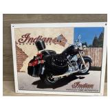 13x16" Metal Sign - Indian Motorcycle