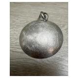 Italy Made by Milor Sterling Silver Brushed Dome