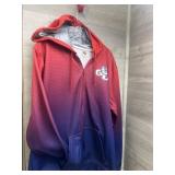 Menï¿½s Gonzaga Zippered Hoodie Sz XL