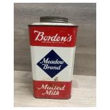 Bordens Meadow Brand Malted Milk 5lb Tin