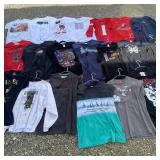 (21) Menï¿½s Large / Medium Shirts Lot - Vintage &
