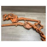 (2) Kinedyne 5/16 -3/8 5400lb Chain Binders