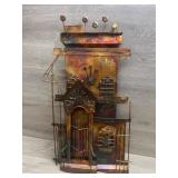 Copper Looking Metal Sculpture Wall Hanging 20"