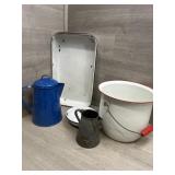 Enamelware - Pot/ Coffee Pit / Bowl and Pan