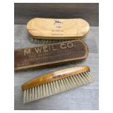 (3) Vintage Shoe Shine Brushes