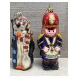 (2) Vitg Aanyas Best 6 1/2" Ornaments